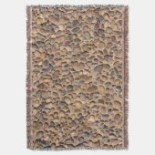 素朴な小石は写真に投石します スローブランケット (正面縦)