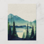 素朴な山のウェディング　ゲストの詳細 エンクロージャーカード (裏面)