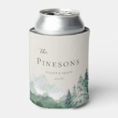 素朴な山の冒険が始まる ウェディングギフト 缶クーラー (缶正面)