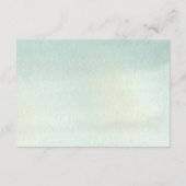 素朴な山の森林木の披露宴 エンクロージャーカード (裏面)