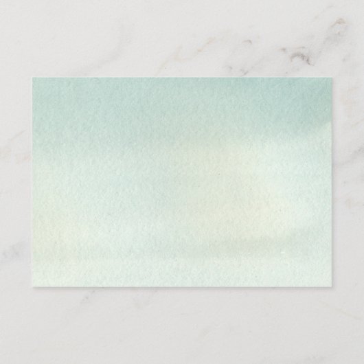 素朴な山の森林木の披露宴 エンクロージャーカード (裏面)