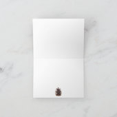 素朴な山の結婚式のお礼 サンキューカード (内部)