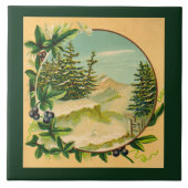 素朴な山場面 タイル (正面)