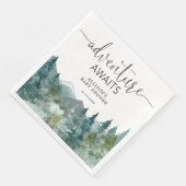 素朴な山岳の屋外をテーマにした森の木々 (コーナー)