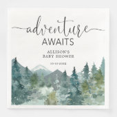 素朴な山岳の屋外をテーマにした森の木々 (正面)