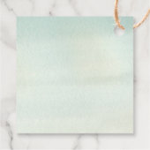 素朴な山岳の屋外をテーマにした森の木々 フェイバータグ (裏面)