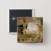 素朴な座席からの眺め、「GからのShrublands、 缶バッジ (正面&裏面)