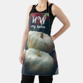 素朴な庭の秋のカボチャ エプロン (インサイチュ)