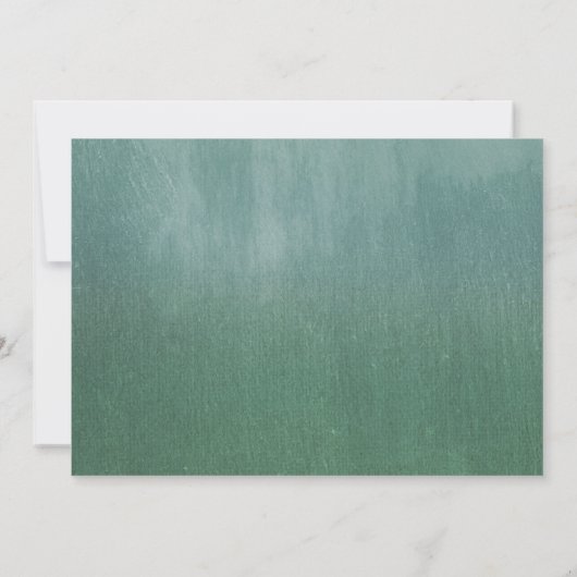 素朴な庭はブライダルシャワー招待状をつけます 招待状 (裏面)