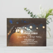 素朴な庭はランタンのリハーサルの夕食をつけます 招待状 (スタンド正面)