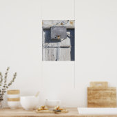 素朴な建物 ポスター (キッチン)