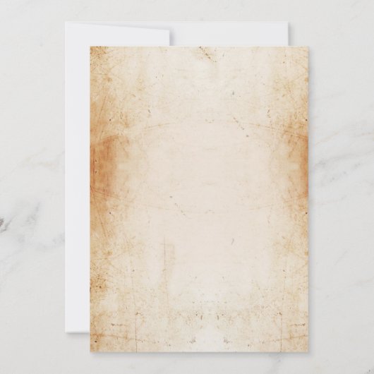 素朴な引っ越し祝いパーティーのばら色のスカルの招待ハロウィン 招待状 (裏面)