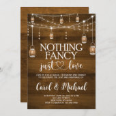 素朴な愛の招待状 招待状 (正面/裏面)