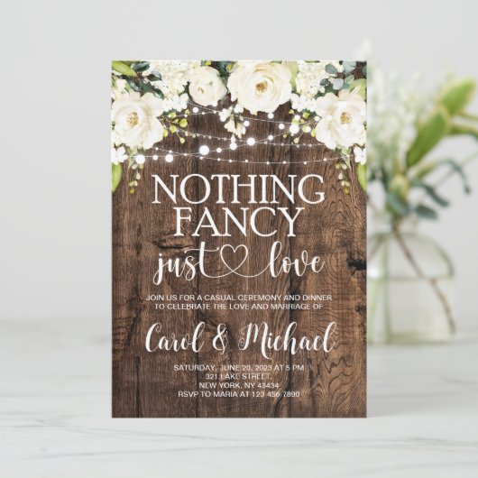 素朴な愛の招待状 招待状 (スタンド正面)