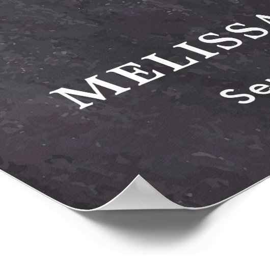 素朴な愛の記憶 フラワーデイジー 写真 追悼記念 ポスター (角)