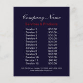 素朴な愛国的なアメリカの木製建築 チラシ (裏面)