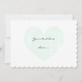 素朴な感謝の気持ちを込めたウェディングプランナーカード サンキューカード (裏面)