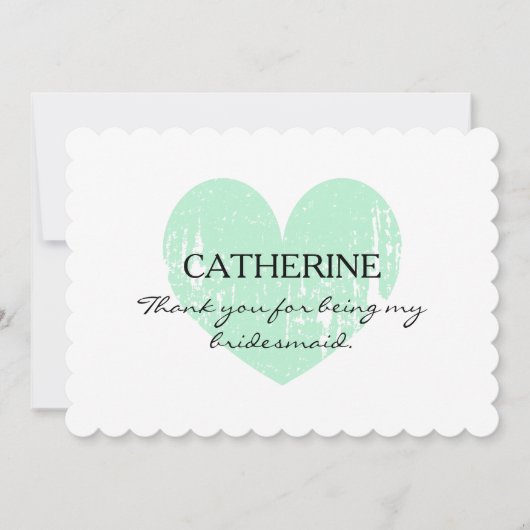 素朴な感謝の気持ちを込めたウェディングプランナーカード サンキューカード (正面)