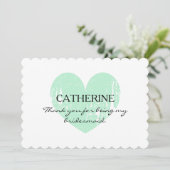 素朴な感謝の気持ちを込めたウェディングプランナーカード サンキューカード (スタンド正面)