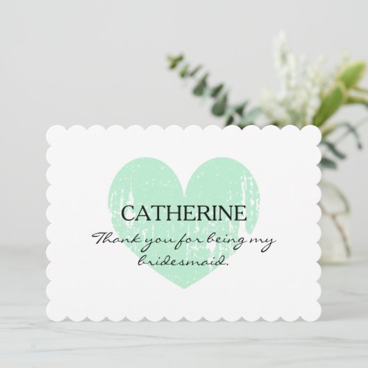 素朴な感謝の気持ちを込めたウェディングプランナーカード サンキューカード (スタンド正面)