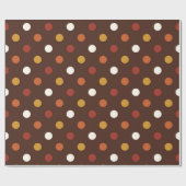 素朴な感謝祭の休暇の秋の秋のカラフル ラッピングペーパー (フラット)