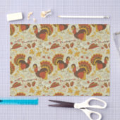 素朴な感謝祭の休暇の秋の秋のカラフル 薄葉紙 (クラフト)