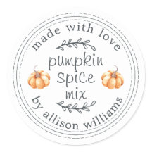 素朴な手作りパンプキンスパイスミックス シンプル