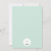 素朴な手描きの青い喜びのカリグラフィー植物 シーズンカード (裏面)