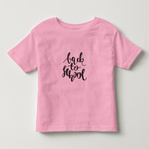 素朴な新学期 トドラーTシャツ