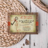 素朴な新居パーティーのご案内 招待状