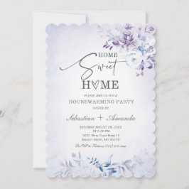 素朴な新築祝い招待状テンプレート 招待状