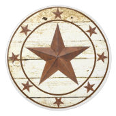 素朴な星型車輪 セラミックノブ (正面)