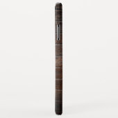 素朴な木によって裂かれる木製の一見-モノグラムの名前 Case-Mate iPhoneケース (裏面/右)