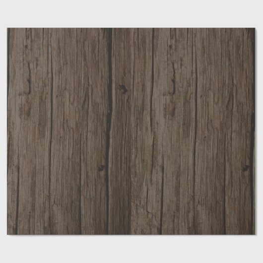 素朴な木によって風化させる納屋板包装紙 ラッピングペーパー (フラット)