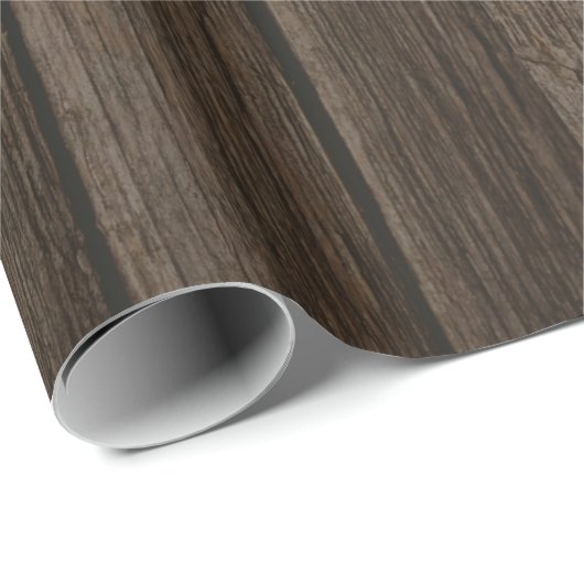 素朴な木によって風化させる納屋板包装紙 ラッピングペーパー (ロールコーナー)