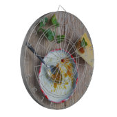 素朴な木にオニオンパイナップルチャツニー ダーツボード (正面左)