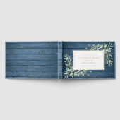 素朴な木のグリーン 追憶の葬儀 ゲストブック (全面)