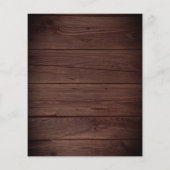 素朴な木のレースのライトのブジェットウェディングの招待状