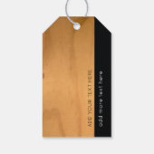 素朴な木の名フェイク前 ギフトタグ (裏面)