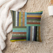 素朴な木の抽象的なll クッション (ブランケット)