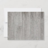 素朴な木の招待状 招待状 (裏面)