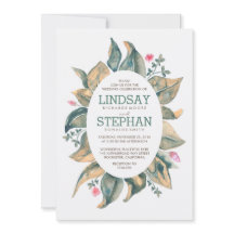 素朴な木の金色の葉の森の庭での秋の結婚式