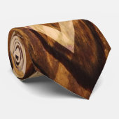 素朴な木のBohoのシカ ネクタイ (ロール)
