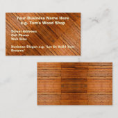 素朴な木板は芸術を写真見本抽出しました 名刺 (正面/裏面)