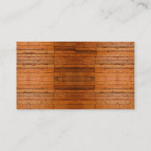 素朴な木板は芸術を写真見本抽出しました 名刺 (裏面)