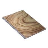 素朴な木目調のミニマルでエレガントなウェディング ノートブック (右側)