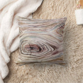 素朴な木目調の水彩カントリーチック クッション (ブランケット)