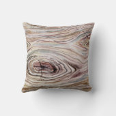 素朴な木目調の水彩カントリーチック クッション (裏面)