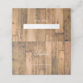 素朴な木製のファームハウス風プレート テーブルナンバー プレイスカード (外部開封)