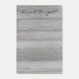 素朴な木製のポスト・イット ポストイット